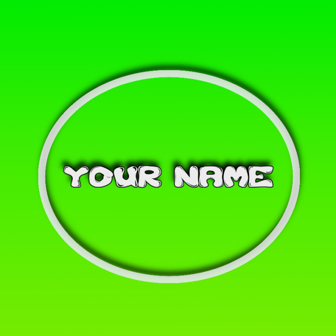 Logo With Lime Green Background By Yousif69