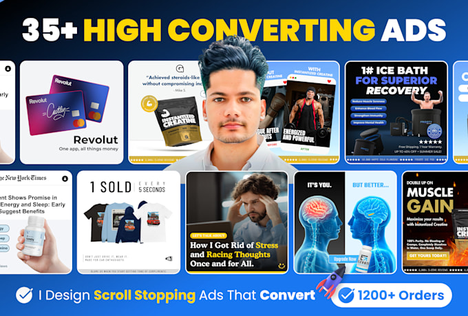 design high converting ai meta ad creatives