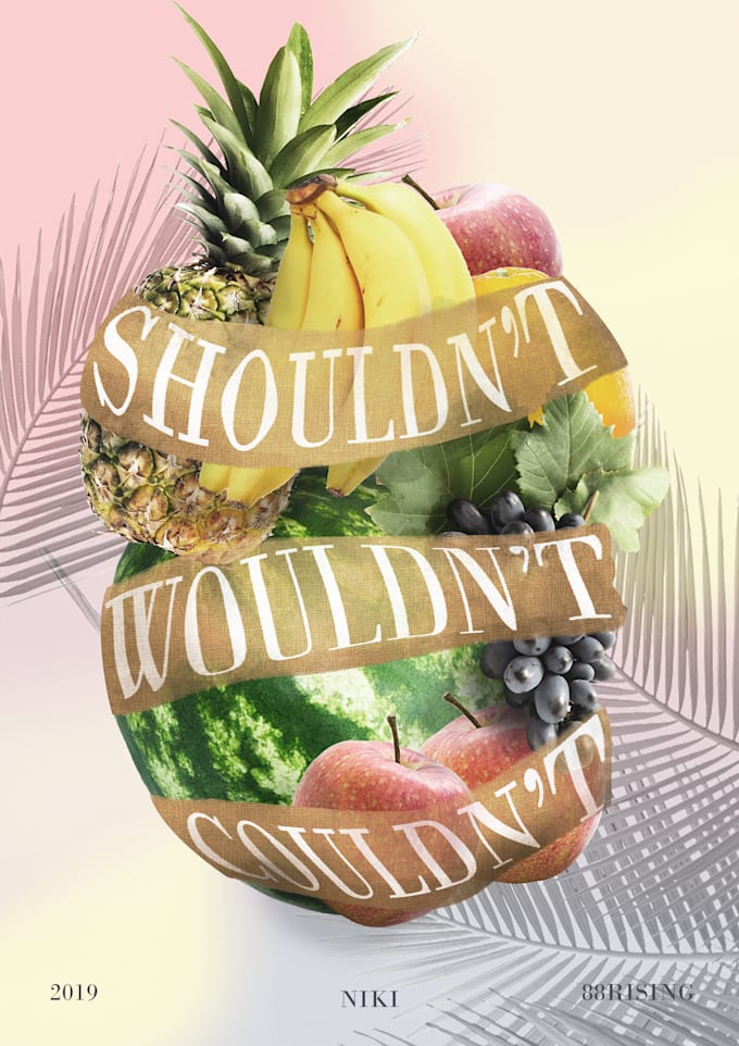 make digital collage with modified typography