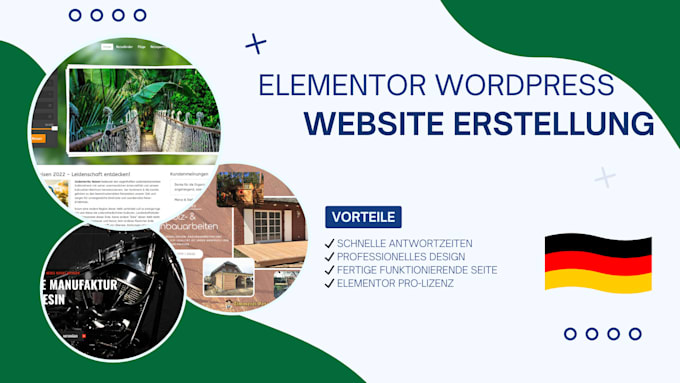 create your wordpress website design with elementor pro
