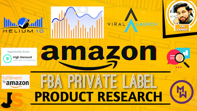 Do amazon fba private label product research by Fahadahmad5 | Fiverr
