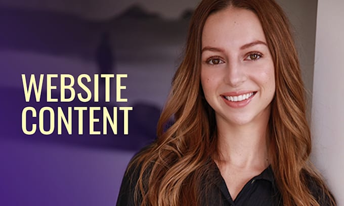 write your website content and landing pages