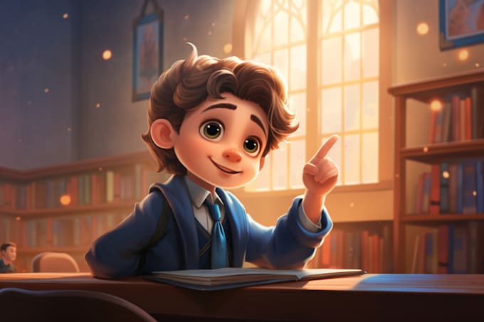 childrens book illustration for amazon KDP or ingram