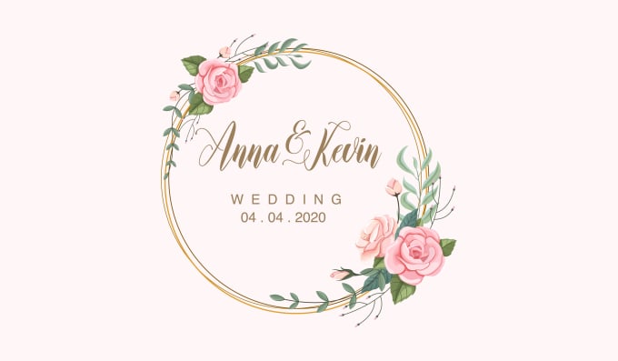 Wedding logo design