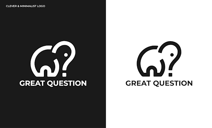 design a clever negative space and minimalist logo