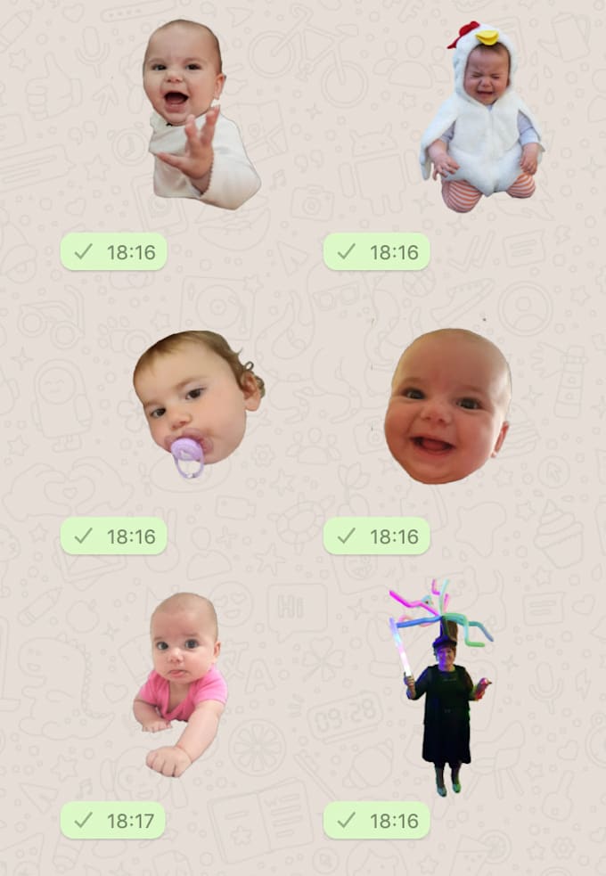 Make a whatsapp sticker from the photo you choose by Ronbalmas Fiverr