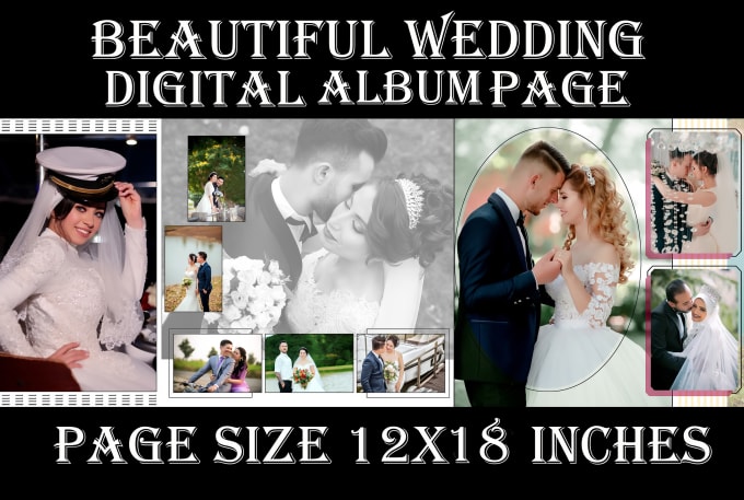 Album di design fotografico digitale per matrimoni