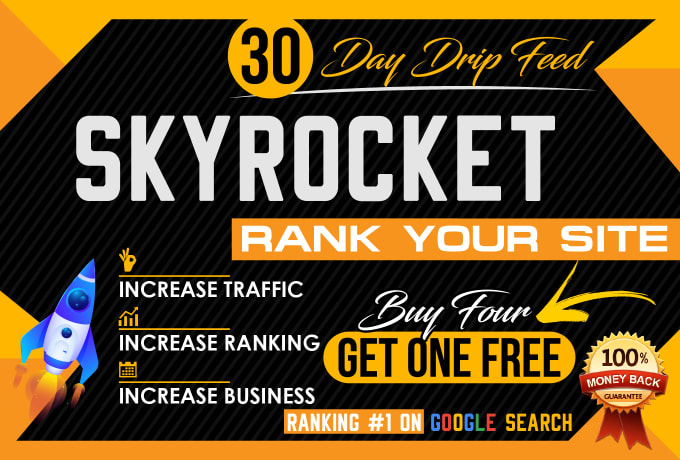 build skyrocket 30 day drip feed seo backlinks daily update