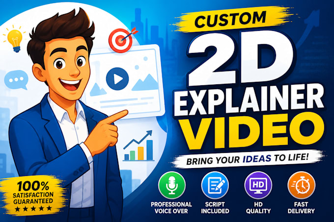 create professional animation video with voiceover, script