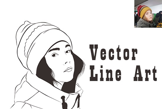 Do photoshop edit vector line art by Design_net | Fiverr