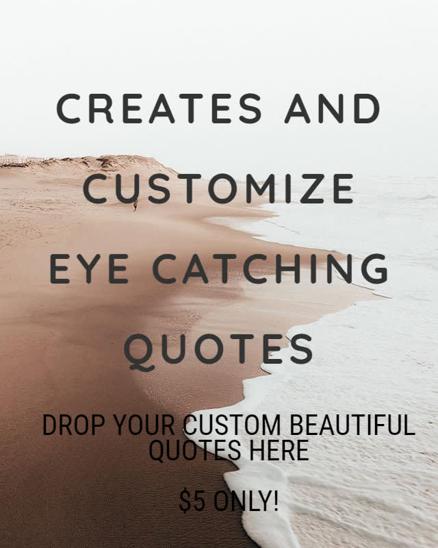 Create eye catching quotes designs by Nnekatomaquin Fiverr