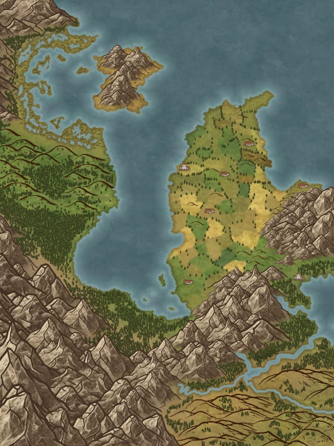create a custom fantasy map