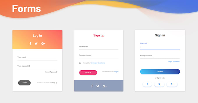 Do web designing, form design by Nimrafatima643 | Fiverr