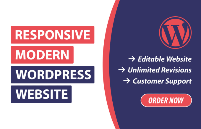 create responsive and modern wordpress website