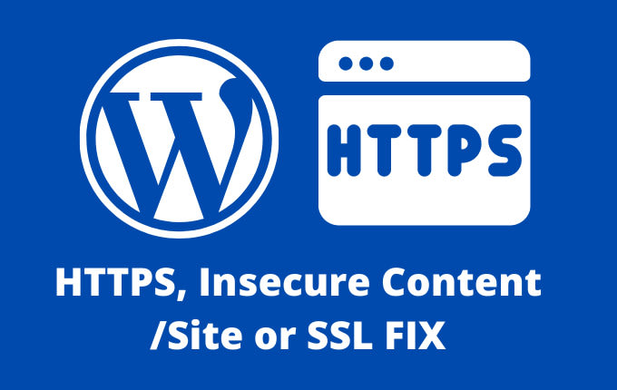 fix wordpress ssl, https or insecure issue in 1 hour