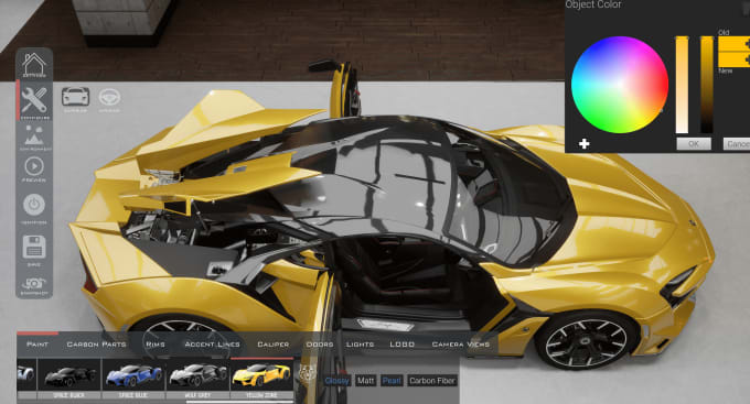 Develop 3d product configurator car automotive ue4 webgl by Nazeersany