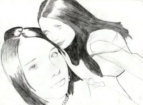 make a freehand drawing of your photo