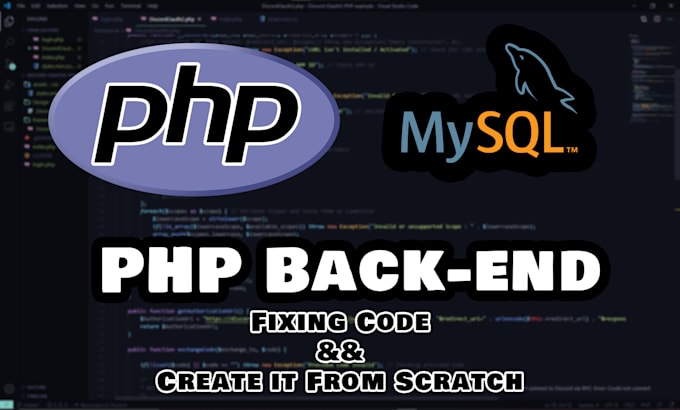 Develop or fix your php backend by Codinggarden | Fiverr