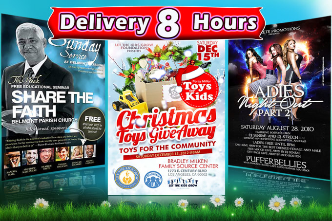 I will design professional flyer in 8 hours