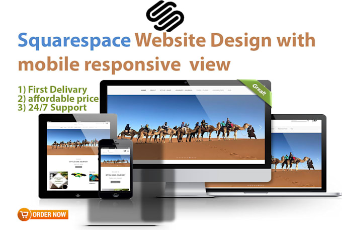 design, redesign or update your squarespace website