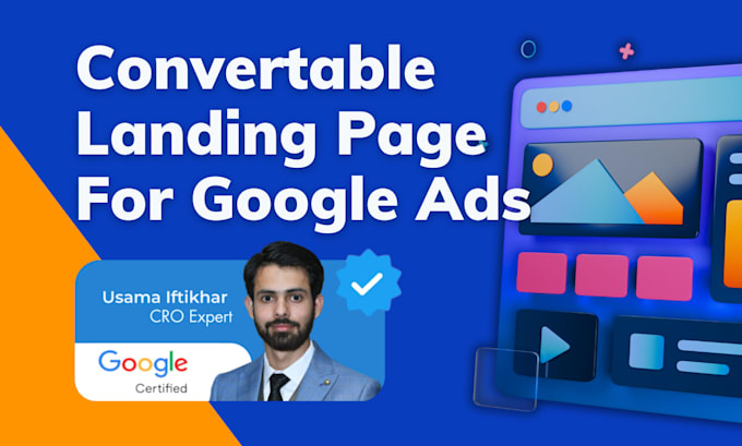 create highly convertible landing page for google ads