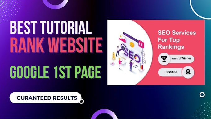 provide best seo video tutorial to rank on first page