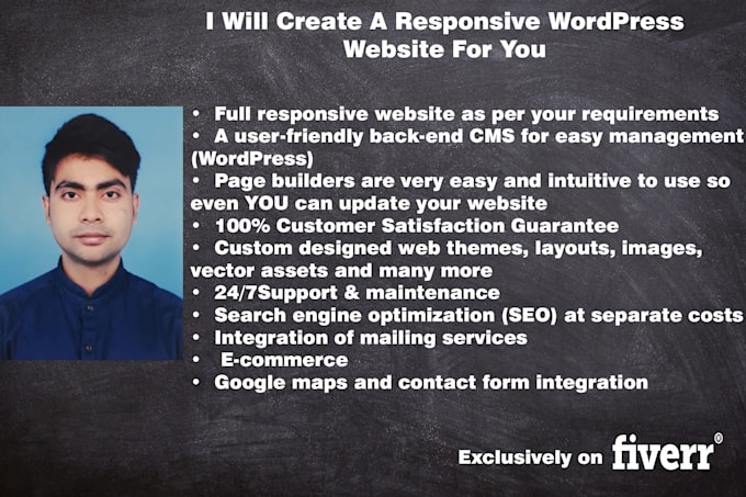 create a wordpress website