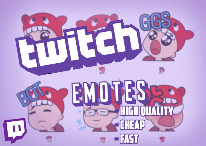 Design Custom Twitch Emotes And Badges By Yumiko69 - roblox /e emotes 2019