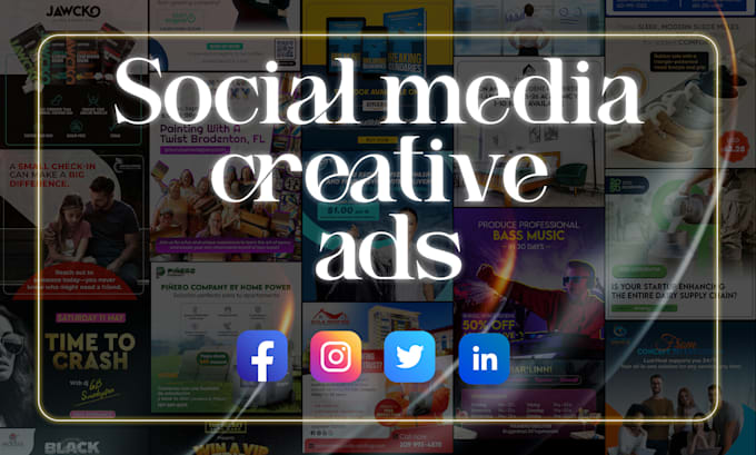 create stunning facebook ad creatives and instagram posts for social media