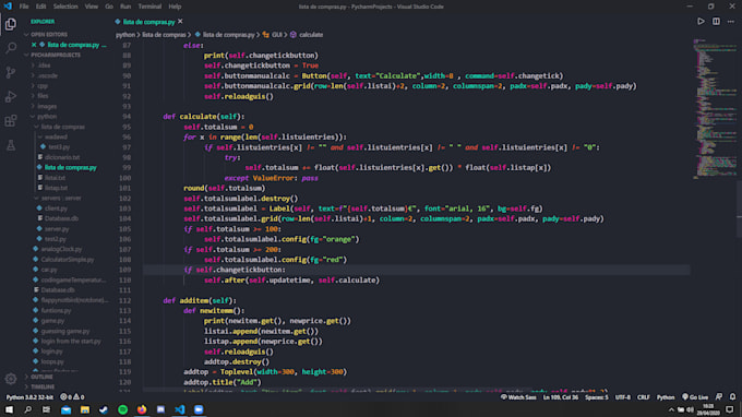 Do a tkinter app for you in python by Tigasfixe11 | Fiverr