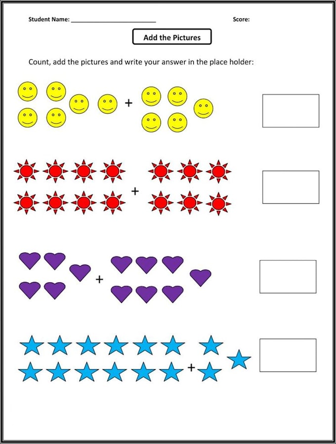 create math worksheet for all classes