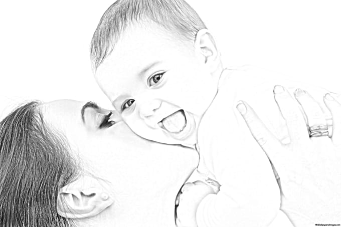 Turn 5 of your pictures into pencil sketch by Anushyaram | Fiverr