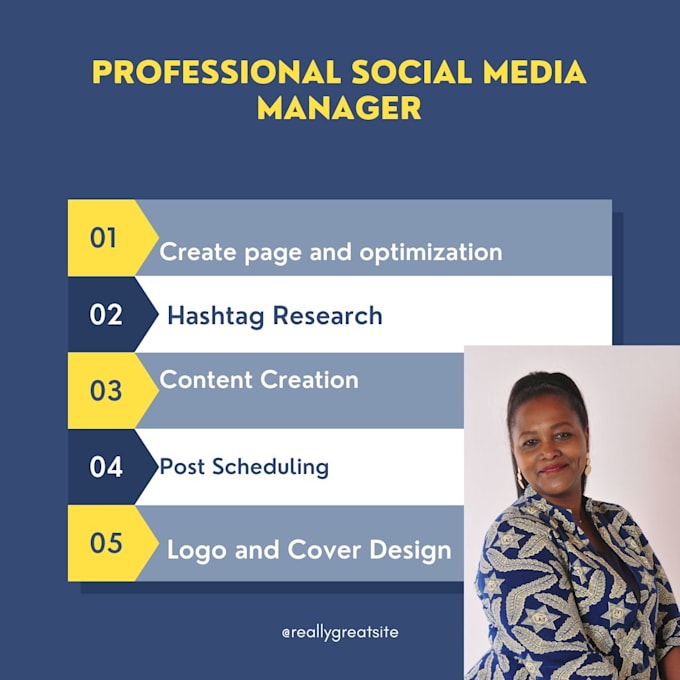 be your social media marketing manager