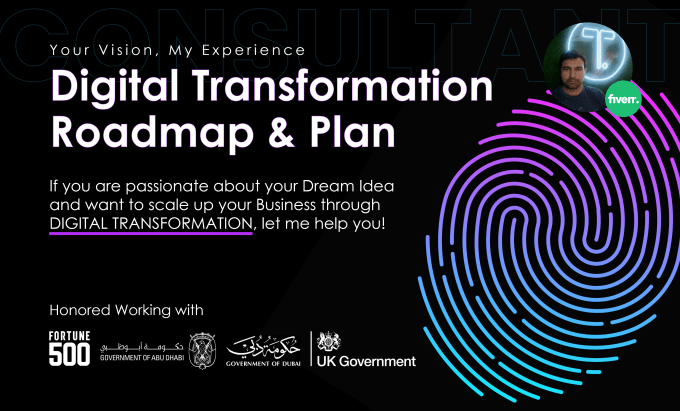 create digital transformation, business and marketing plan