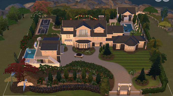 Create your dream house on the sims 4 by Livyblue | Fiverr