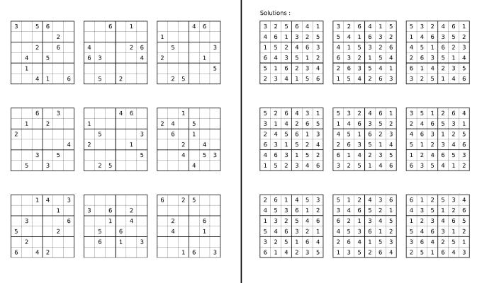 1,000 Sudoku: 4x4, 6x6, 8x8, & 9x9 Graphic by SKLM · Creative Fabrica