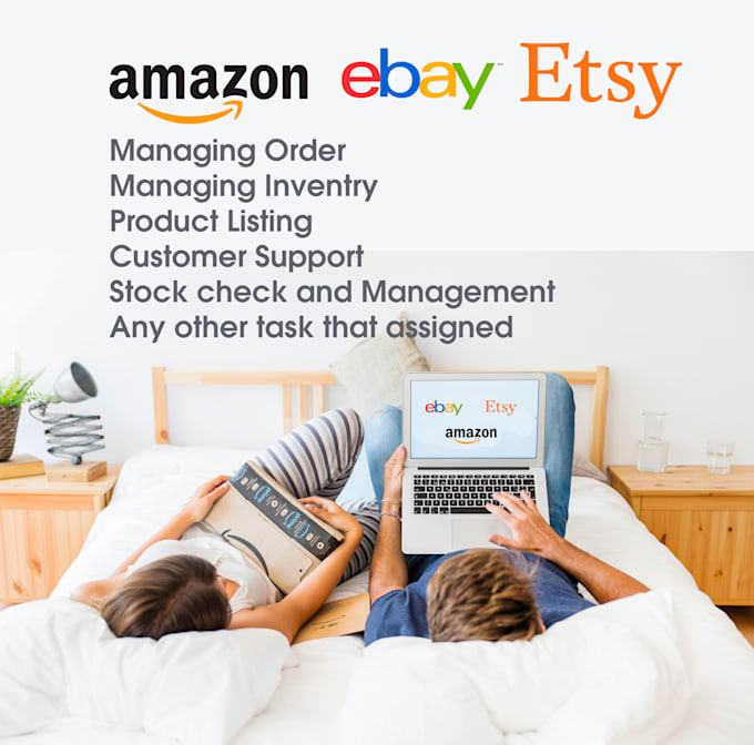 be your ebay etsy amazon virtual assistant for a month