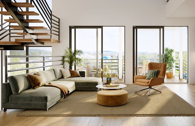 create model 3d renderings your product, furniture,  interior