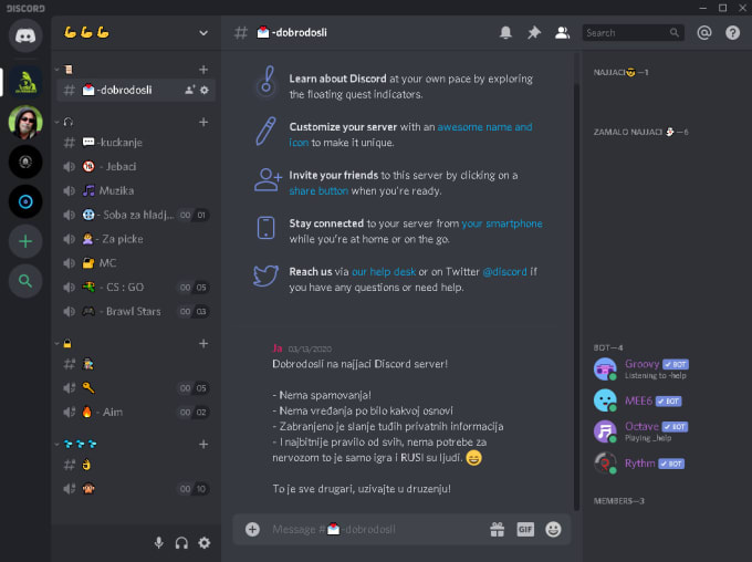Full setup discord server,perfect for gaming community by Miranawar ...