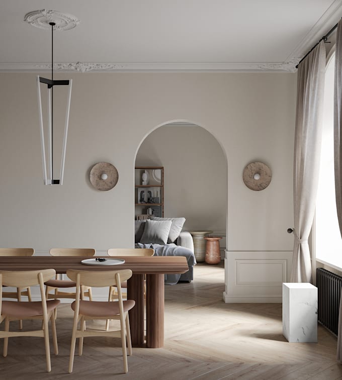 create photorealistic interior rendering