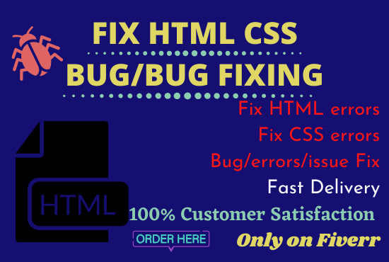 Fix html css and bootstrap issues by Laibazahid893 | Fiverr