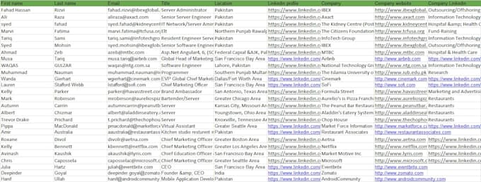 expert b2b lead generation, web research, email list building services