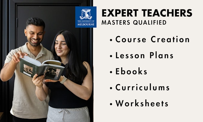 create lesson plans, online course creation and ebooks