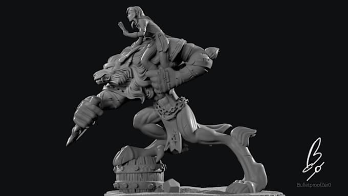 sculpt your concept art in zbrush for 3d printing