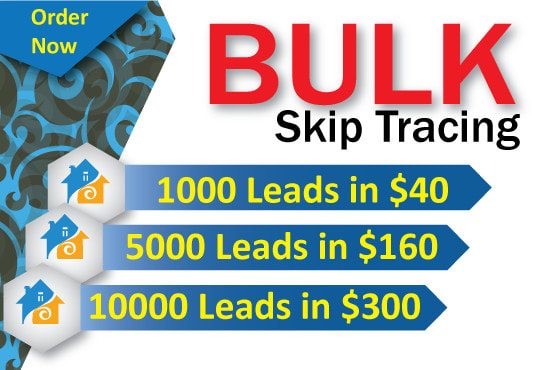 Hire a freelancer to do real estate bulk skip tracing and accurate skip tracing
