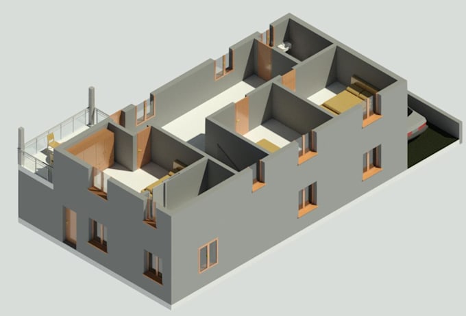 do work in autocad and revit for architectural students