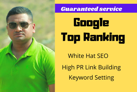 Do google top ranking your website with white hat seo by Juwel702 | Fiverr