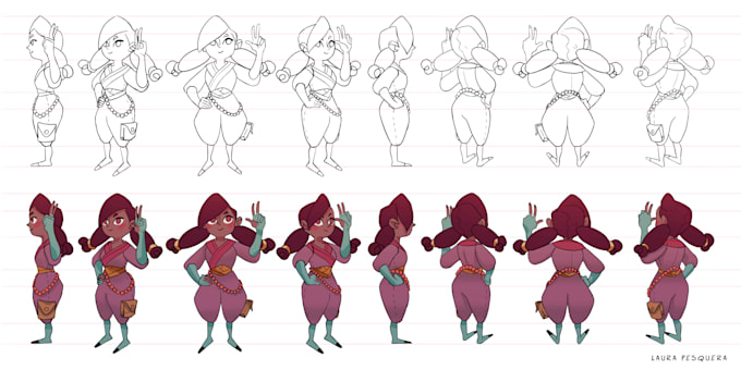 Do original character designs by Laurap28 | Fiverr