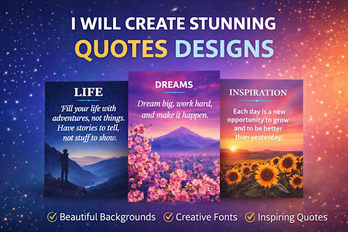 create stunning quotes design