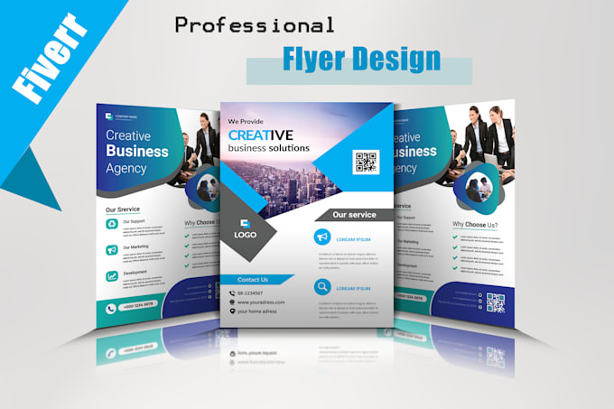 design a one page corporate flyer in 24 hours